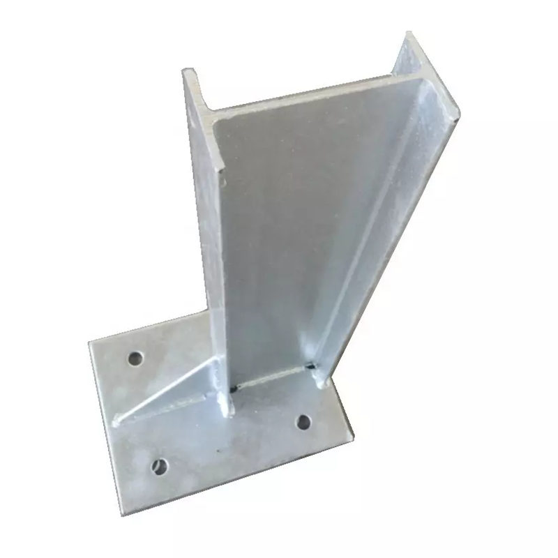 H Post Mounted On Concrete